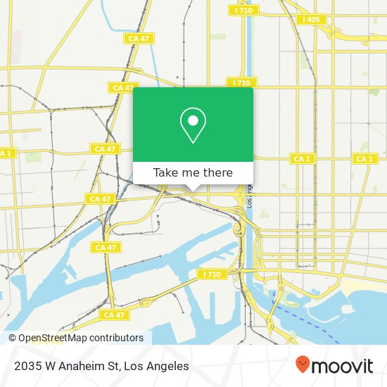2035 W Anaheim St map