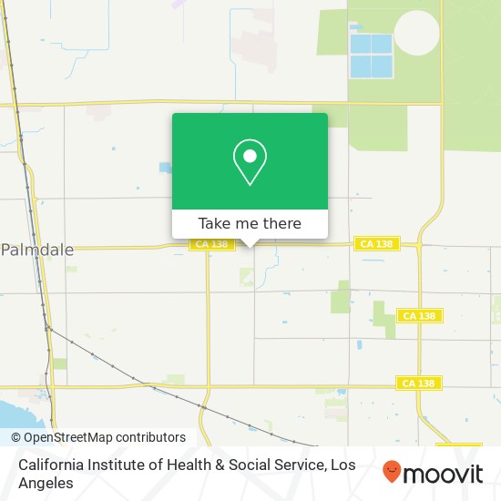 California Institute of Health & Social Service map