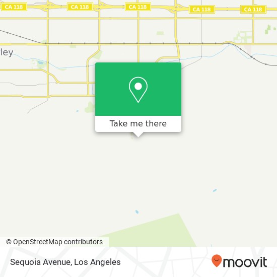 Sequoia Avenue map