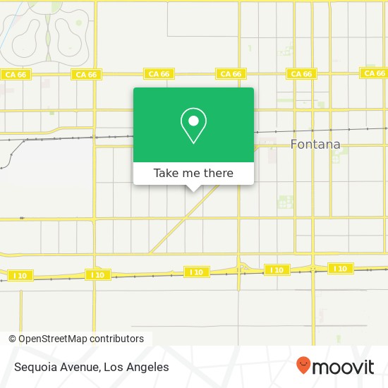 Sequoia Avenue map