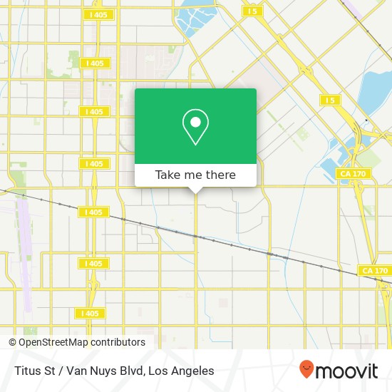 Mapa de Titus St / Van Nuys Blvd