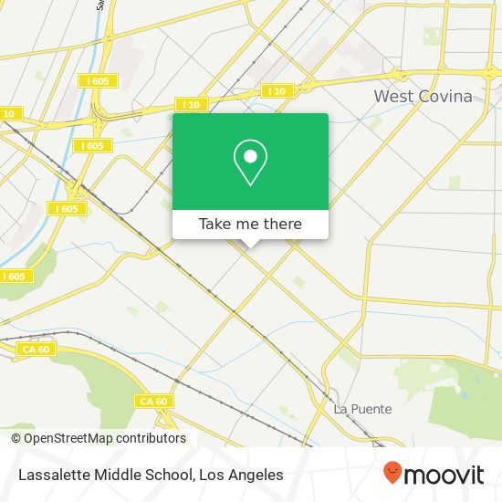 Lassalette Middle School map