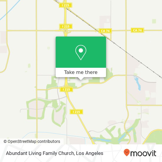 Abundant Living Family Church map