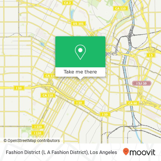 Fashion District (L A Fashion District) map