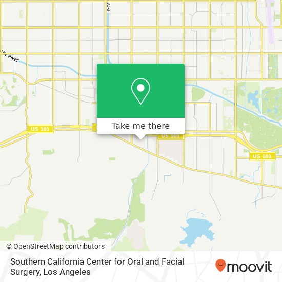 Southern California Center for Oral and Facial Surgery map