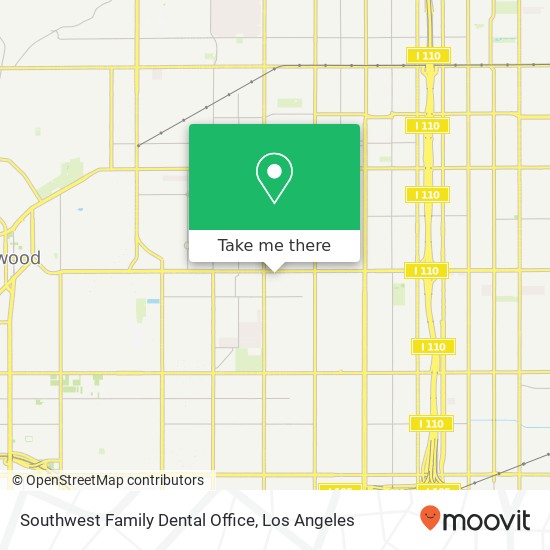 Southwest Family Dental Office map