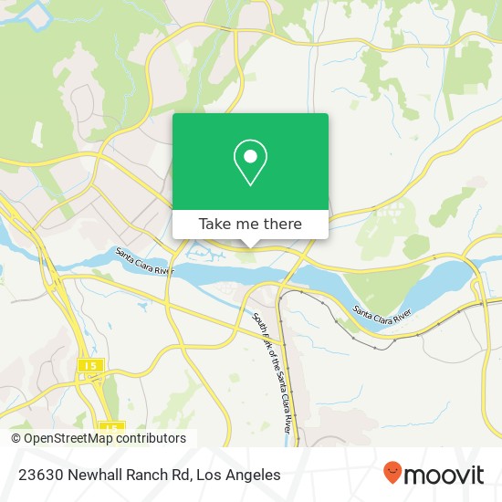 Mapa de 23630 Newhall Ranch Rd