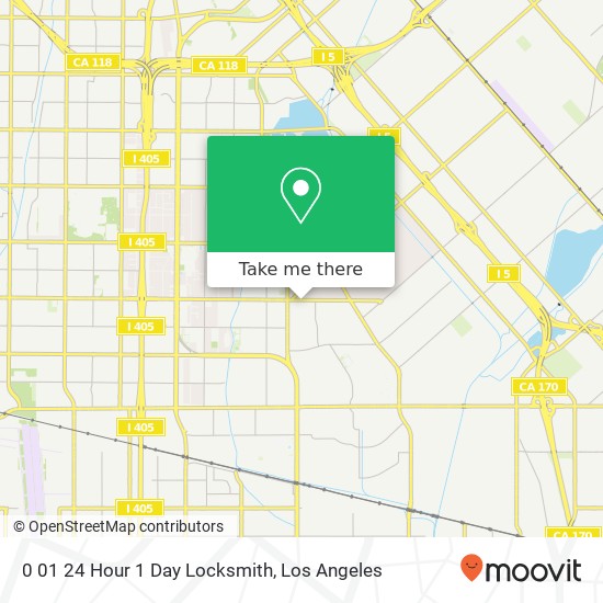 0 01 24 Hour 1 Day Locksmith map