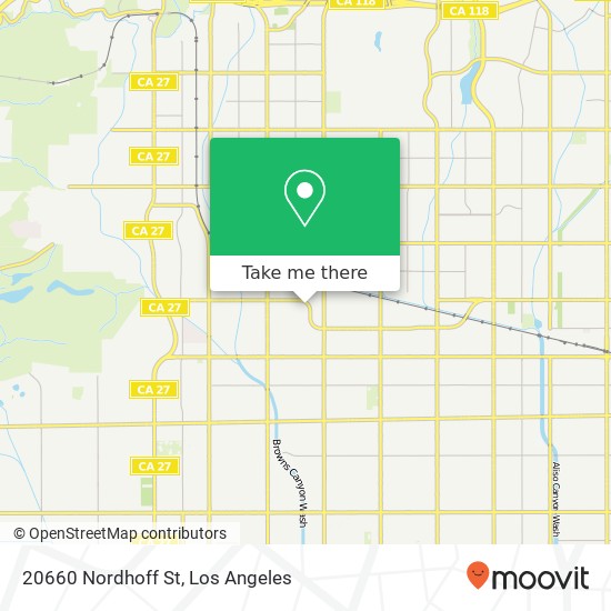 Mapa de 20660 Nordhoff St