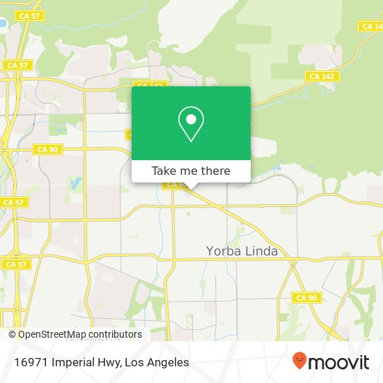 16971 Imperial Hwy map