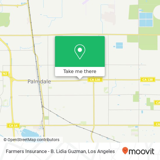 Farmers Insurance - B. Lidia Guzman map