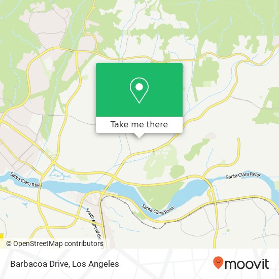 Mapa de Barbacoa Drive