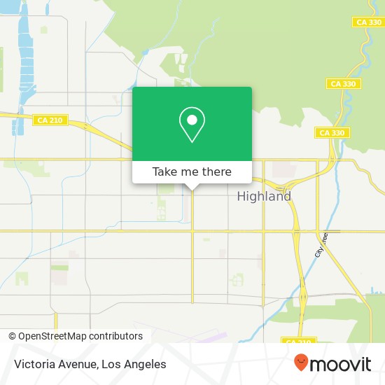 Mapa de Victoria Avenue
