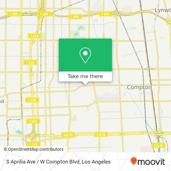 S Aprilia Ave / W Compton Blvd map
