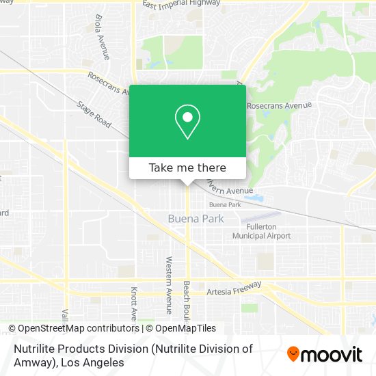 Mapa de Nutrilite Products Division (Nutrilite Division of Amway)