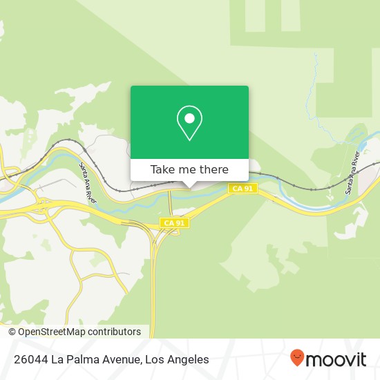 26044 La Palma Avenue map