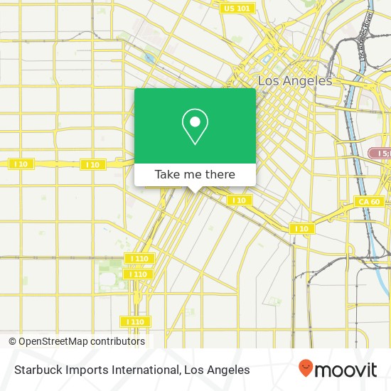 Starbuck Imports International map