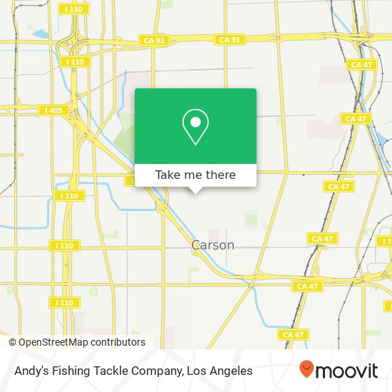 Andy's Fishing Tackle Company map