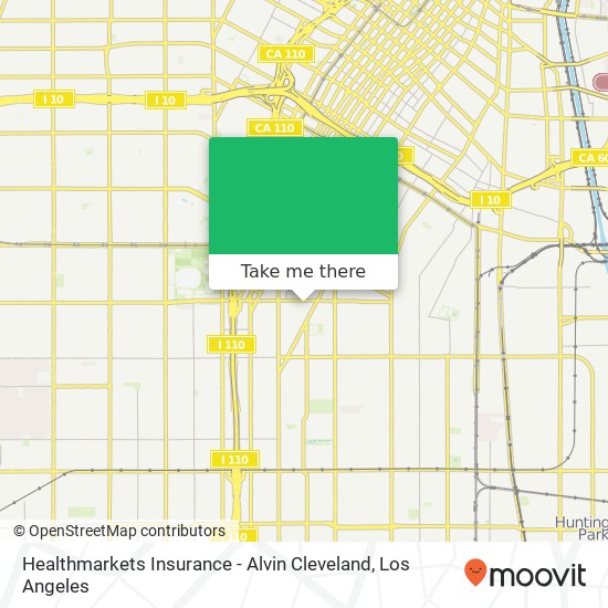 Mapa de Healthmarkets Insurance - Alvin Cleveland