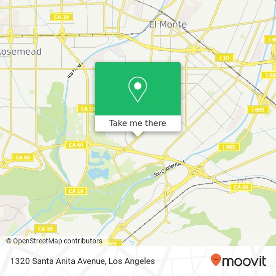 1320 Santa Anita Avenue map
