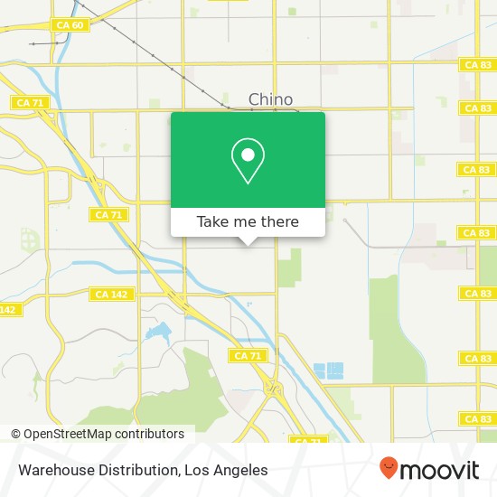 Warehouse Distribution map