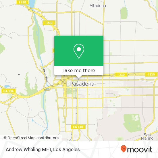 Andrew Whaling MFT map