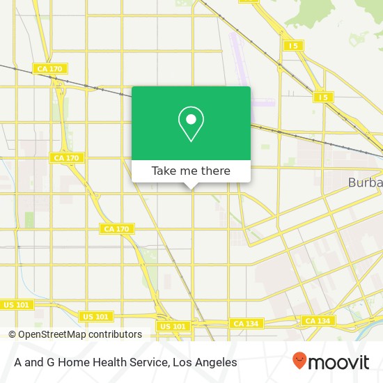 A and G Home Health Service map