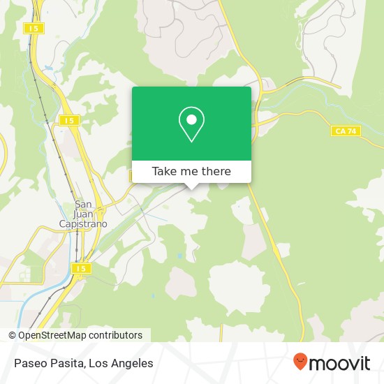 Paseo Pasita map