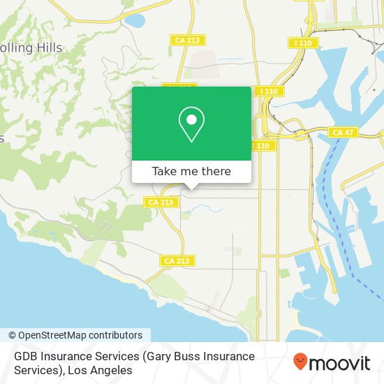 Mapa de GDB Insurance Services (Gary Buss Insurance Services)