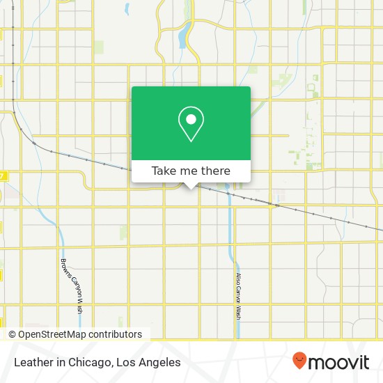 Mapa de Leather in Chicago