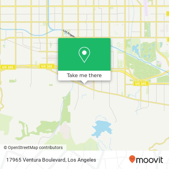 Mapa de 17965 Ventura Boulevard