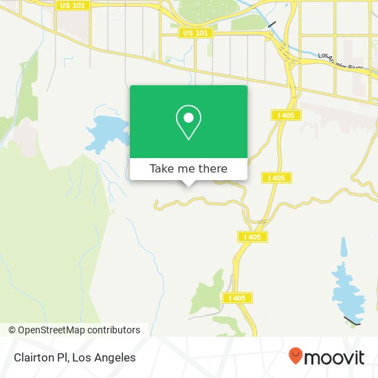 Clairton Pl map