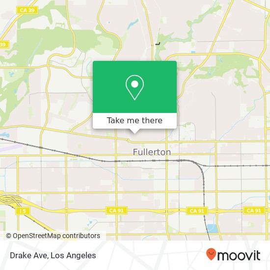 Mapa de Drake Ave