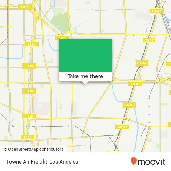 Towne Air Freight map