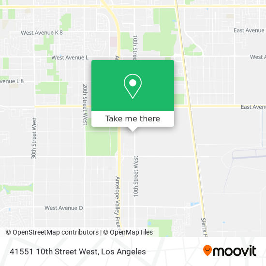 41551 10th Street West map