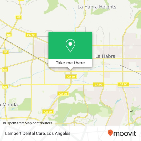 Lambert Dental Care map