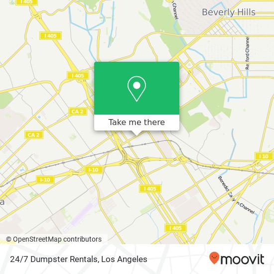 24/7 Dumpster Rentals map