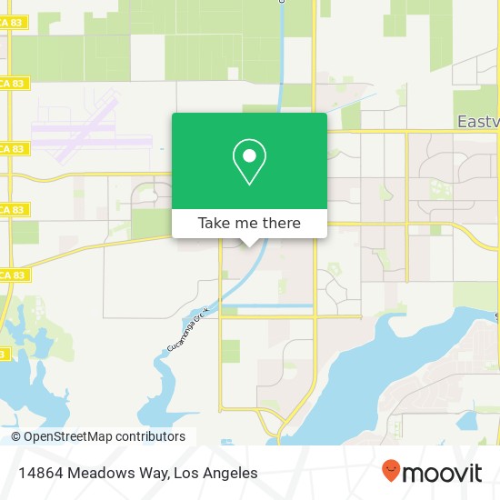 Mapa de 14864 Meadows Way