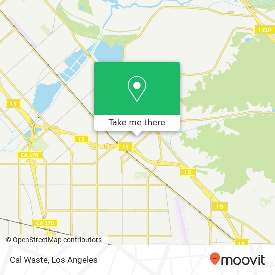 Cal Waste map