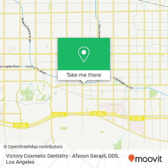 Mapa de Victory Cosmetic Dentistry - Afsoon Gerayli, DDS