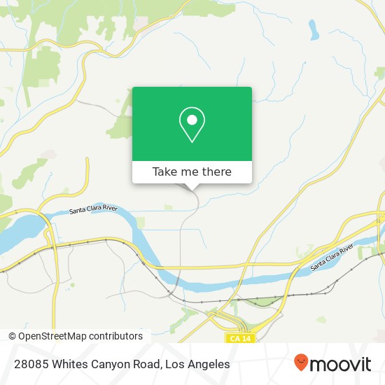 Mapa de 28085 Whites Canyon Road
