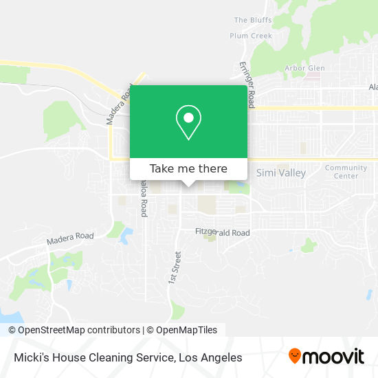 Micki's House Cleaning Service map