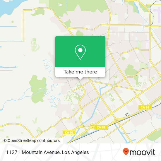 11271 Mountain Avenue map