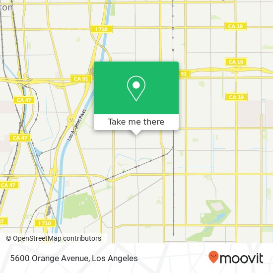 5600 Orange Avenue map