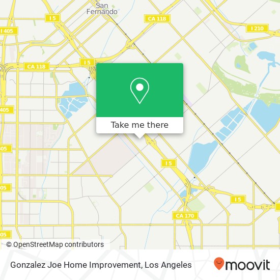 Gonzalez Joe Home Improvement map