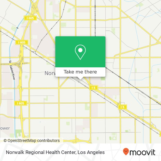 Norwalk Regional Health Center map