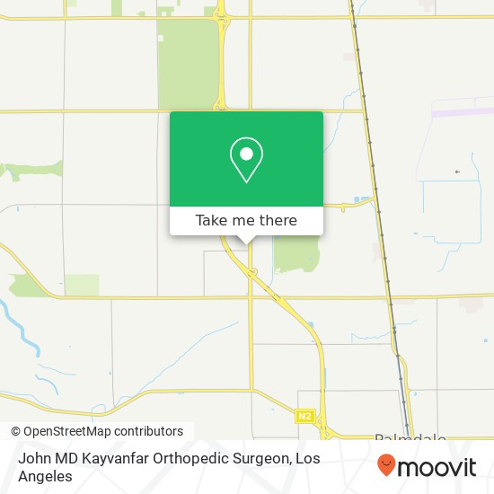 Mapa de John MD Kayvanfar Orthopedic Surgeon