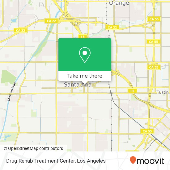 Drug Rehab Treatment Center map