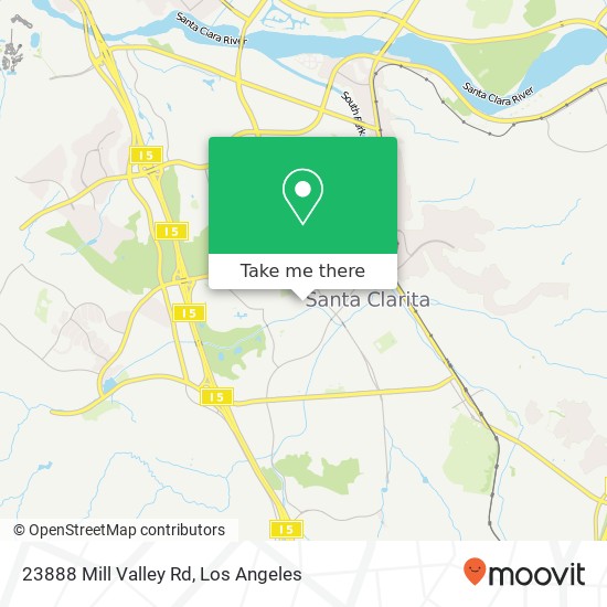 Mapa de 23888 Mill Valley Rd