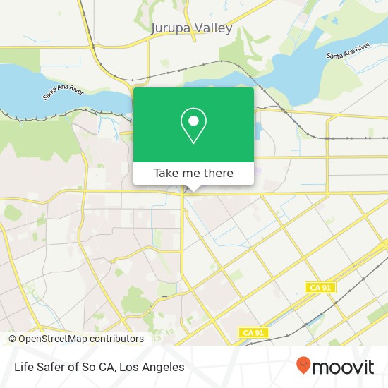 Mapa de Life Safer of So CA